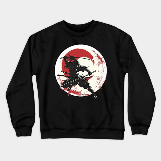 Samurai Crewneck Sweatshirt by NineBlack